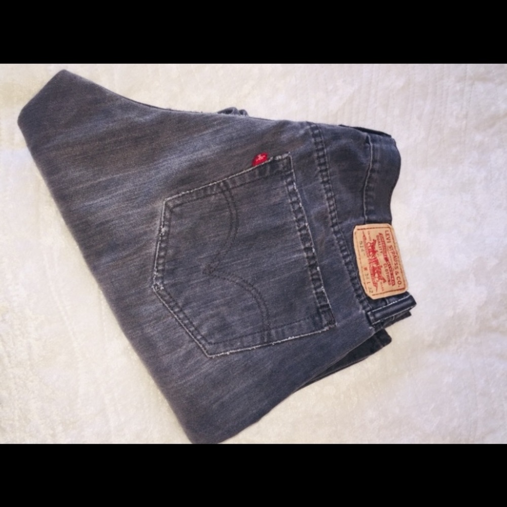 Levi's Gray Denim Jeans